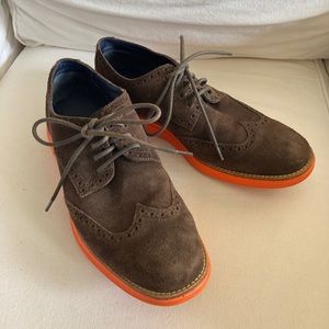 Cole Haan brown suede shoes